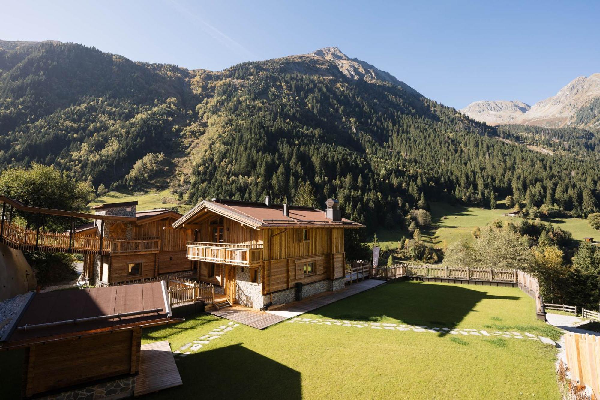 Villa Gletscher-Chalet Stubai Neustift im Stubaital Exterior foto